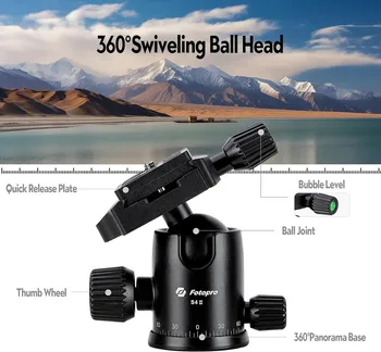 Fotopro Photography Digital Slr Camera Tripod Monopod Camera Stand Tripod Aluminum Alloy Camera Monopod Tripod detail image