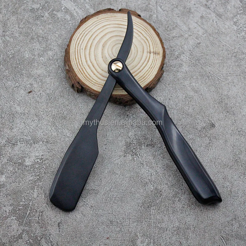 Electroplating Single Blade Razor - Manual Barber Shaving Knife