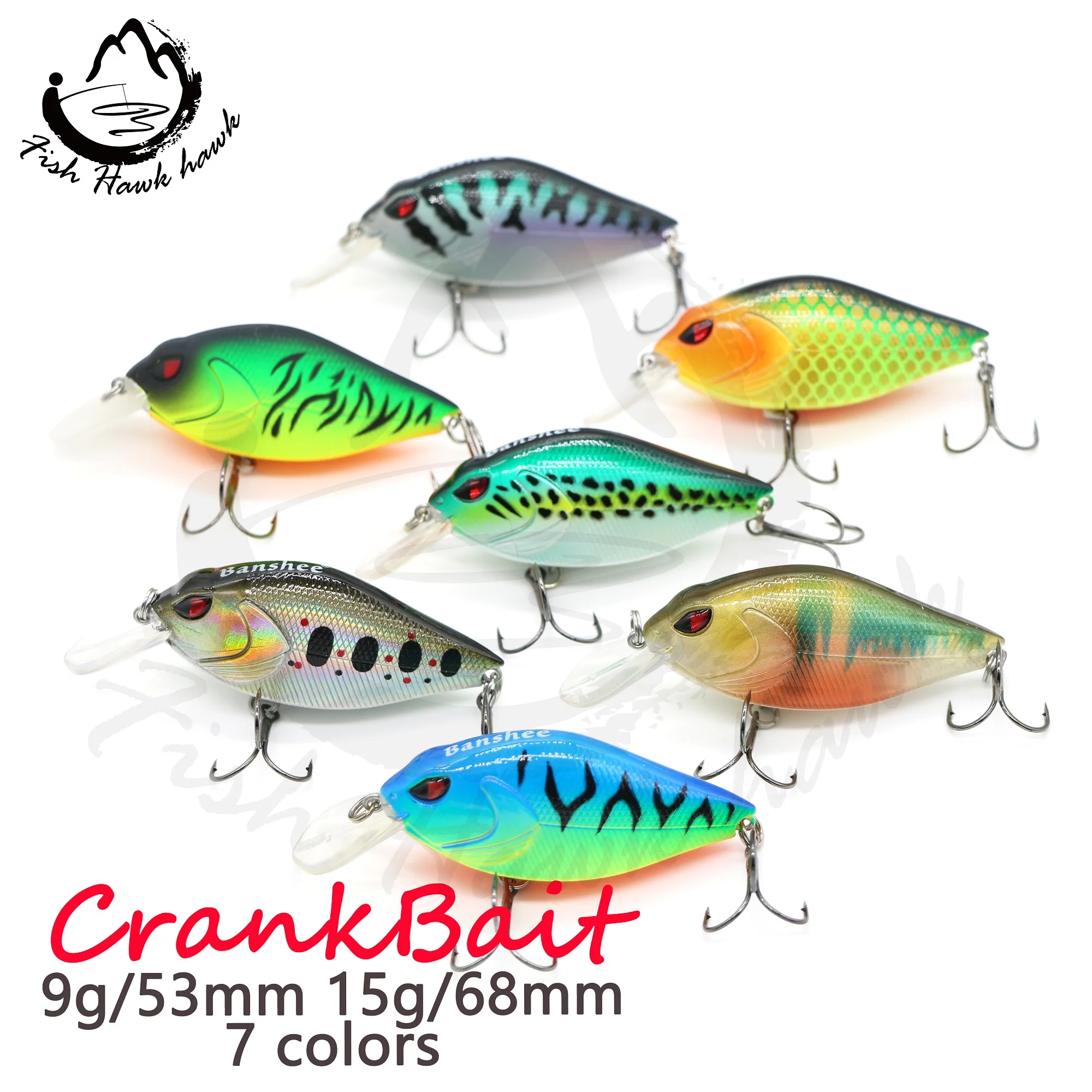 9g/15g top fishing lures floating crank