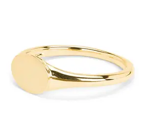 Custom  Make Most Popular Leisure Stainless Steel Jewelry Gold Plated Ring