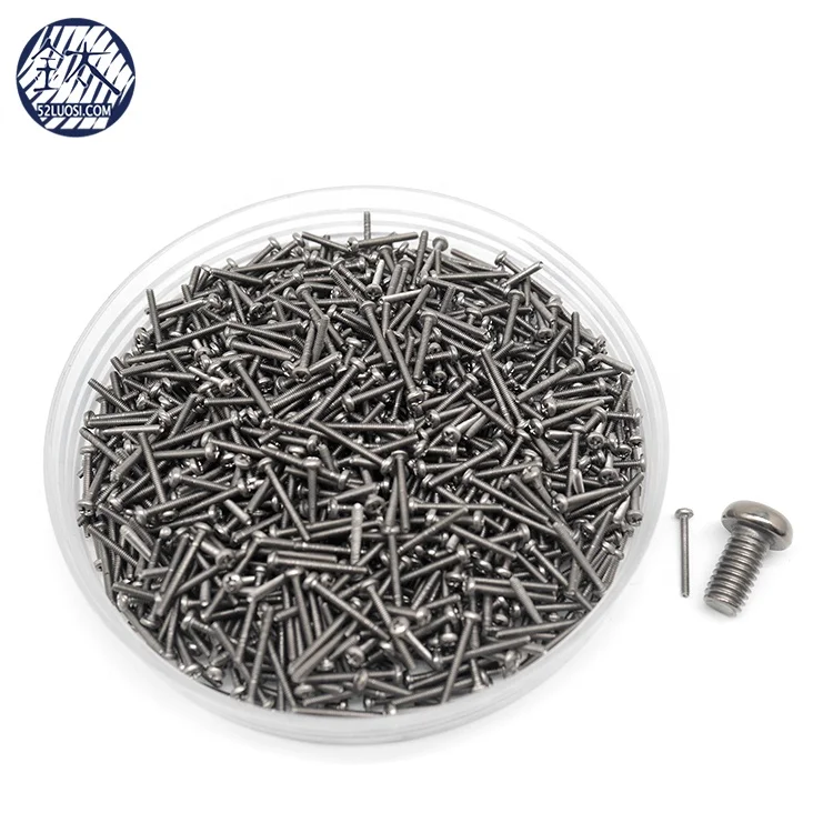 Free Samples Gr2 M1 Small 1mm Pan Head Titanium Screws Never Rust
