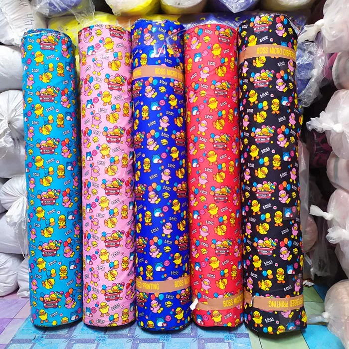 
 Недорогой текстиль Taliand, 3D маленький мультяшный пигментный принт, 100 тканая полиэфирная ткань, дисперсная текстильная ткань из микрофибры  