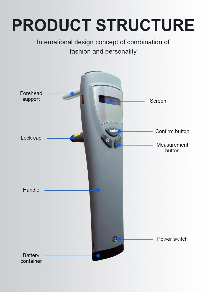 Rightway Brand Ophthalmic equipment Sw-500 Portable Intraocular Pressure Non Contact Rebound Tonometer