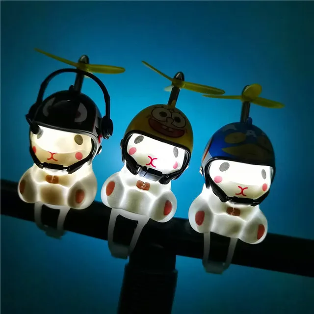 Забавный Милый мультяшный детский велосипед в форме маленькой морской свинки с защитным шлемом для детей велосипедные фонари Колокольчик