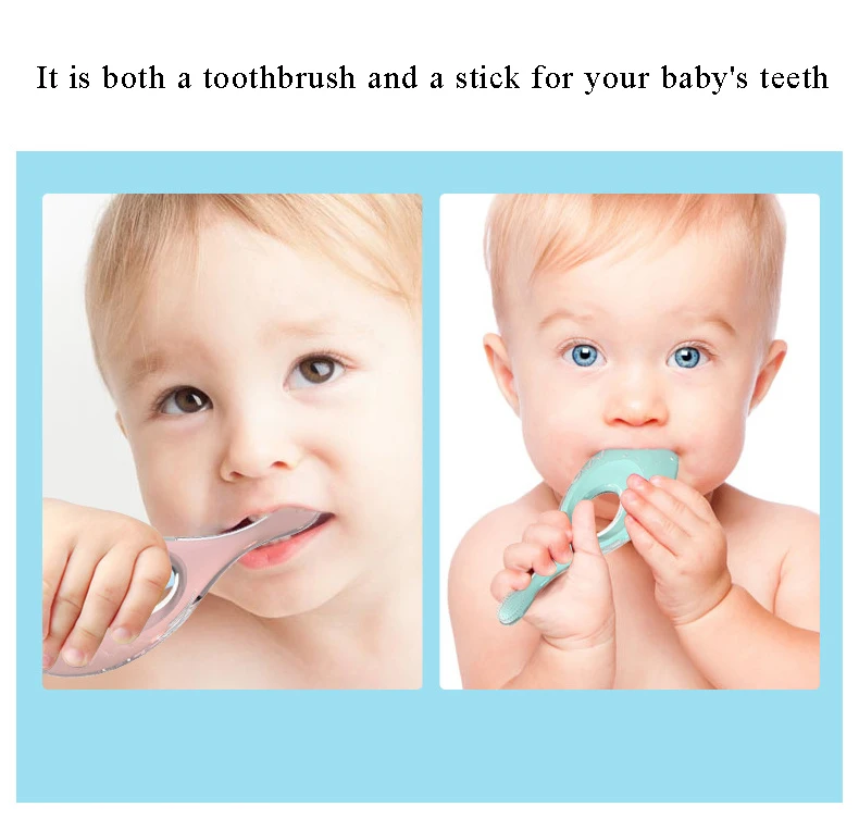 Silicone Kids Teether Training Toothbrushes For Children Baby Toothbrush Infant Newborn Brush Tool
