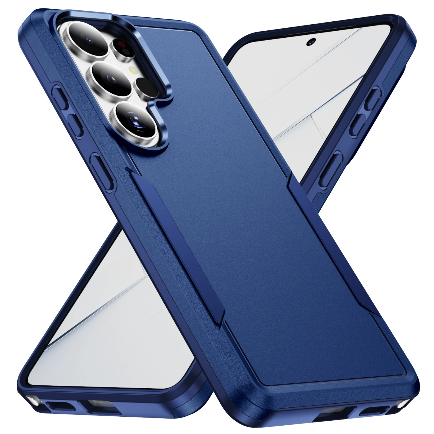For Samsung Galaxy S26 Ultra S25Edge S24 S23 Plus S22 S21FE Shockproof Phone Cover Case 2IN1 Dual Layer Protection Shell