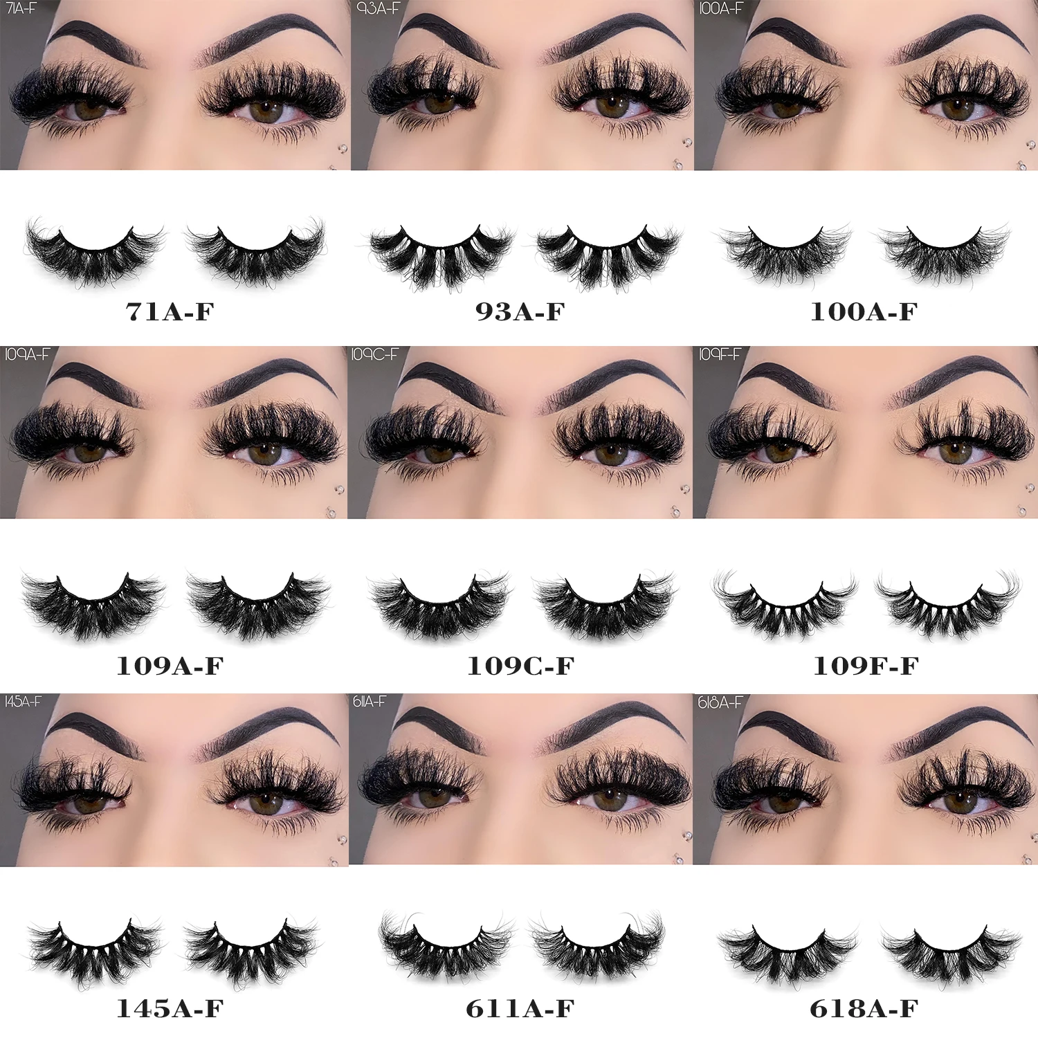 3d 25mm Mink Eyelash Bulk Lasheswholesale Vendor 5d Mink Lash Strips