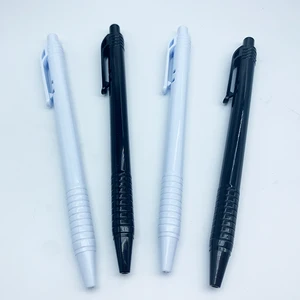 Wholesale High Quality Plastic Ball Pen with Custom Logo Stationary and School Supplies Promotion Click Plastic Ballpoint Pen