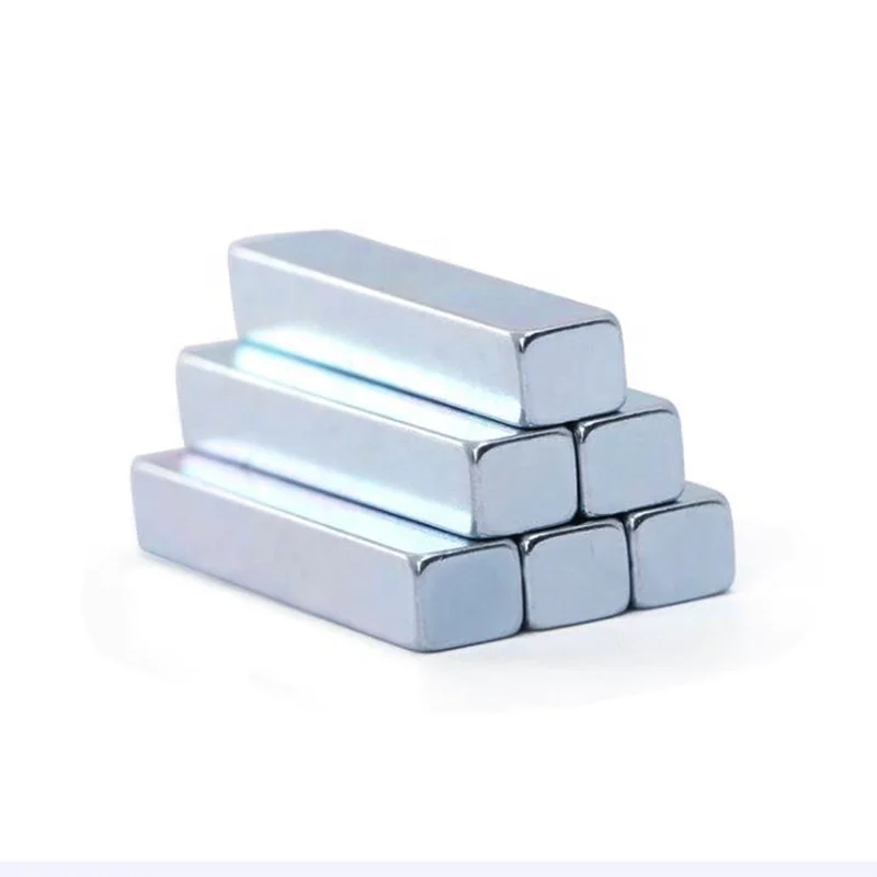 Super Strong N35 Permanent Neodymium Magnet Zink Plating Block