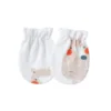Guantes elásticos con diseño de oso de nariz larga.