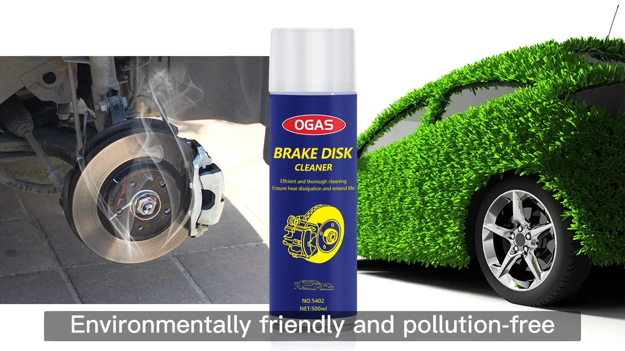 Ogas Ecofriendly Nonchlorinated Brake Cleaner Spray Car Brake Disc