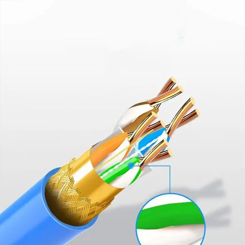 High Speed Cat5e Ethernet Cable Oxygen Free Copper Gigabit Lan Wire for Outdoor CCTV POE Engineering