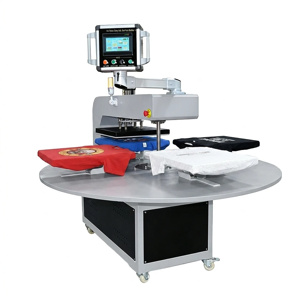 Large Format Automatic Mechanical Heat Press Machine for Multi-Surface Fabric Sublimation Textile Printing with Multicolor