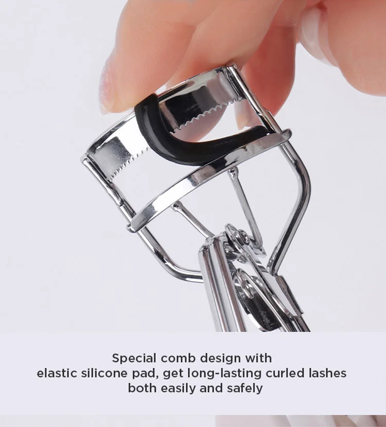 Wholesale Black Eco Friendly Eyelash Curler Private Label Portable