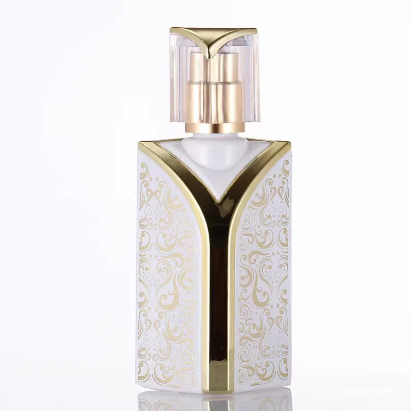 product attar oud 30ml 100ml high quality colorful hot stamping glass perfume empty bottle with aluminum sprayer-26