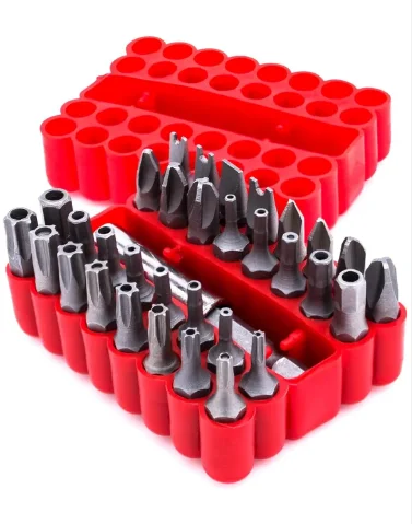MOYOTEC Screwdriver Bit Set Hand Tool Security Tamper Proof Torx Hex Star Spanner 1/4" 6.35mm Magnet