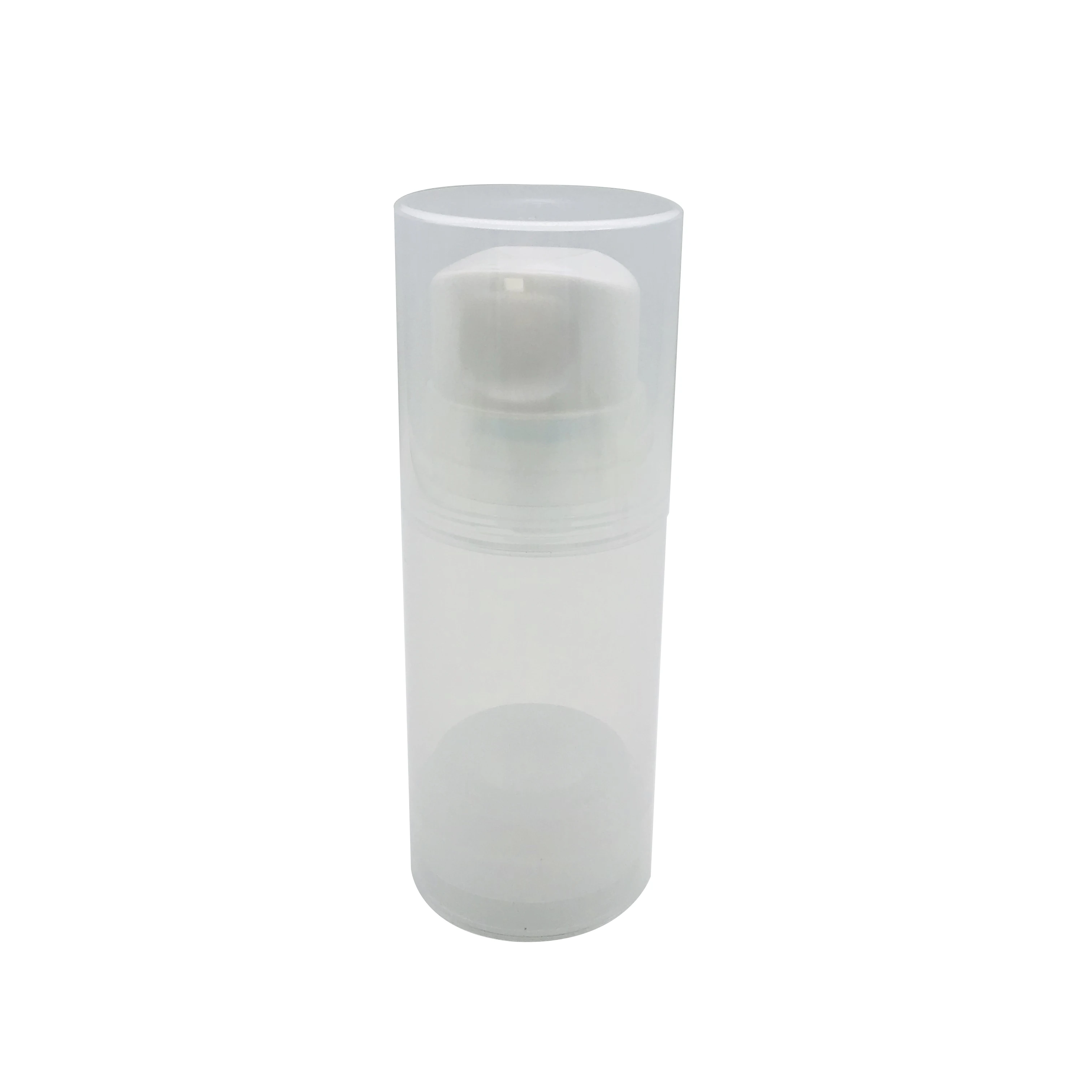 100ml 200ml Leak proof travel airless lotion bottle PP plastic airless snap pump bottle