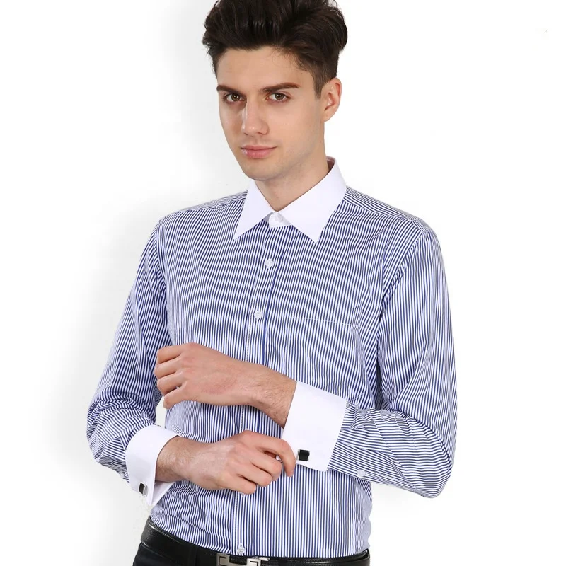 men's french cuff dress shirts big and tall Reserve Collection Tailored Fit Spread Collar French Cuff Formal Solid Dress  Shirt - Big & Tall - Memorial Day Deals