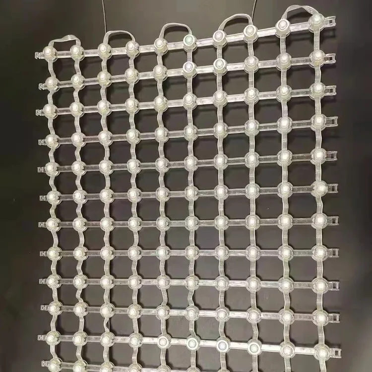 Outdoor IP68 Flexible Scrolling LED Mesh Display Transparent Grid Screen Mesh P50 P83 P100 P125 for Media Facade Advertisement