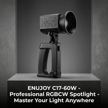 ENUJOY C17 60W Handheld camera light