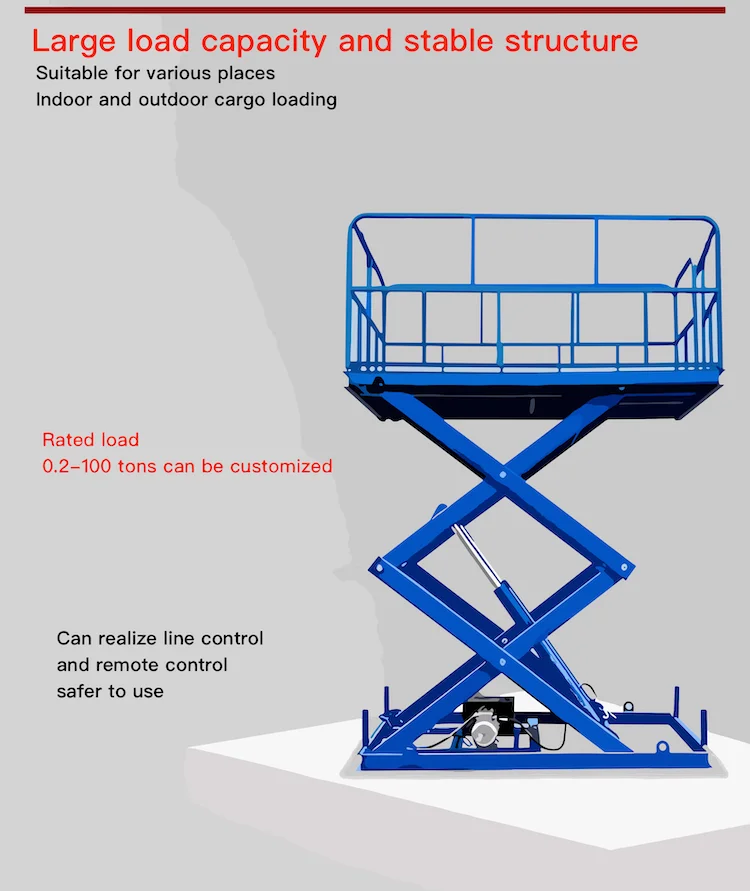 Hydraulic Fixed Scissor Lift With Load Capacity Of 0.2-50 Tons For ...