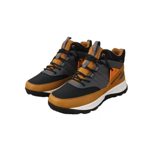 Autumn Winter Mid-Top Running Shoes Slip-on Waterproof Insulated Mesh Non-Slip Design for Outdoor Hiking Mountaineering