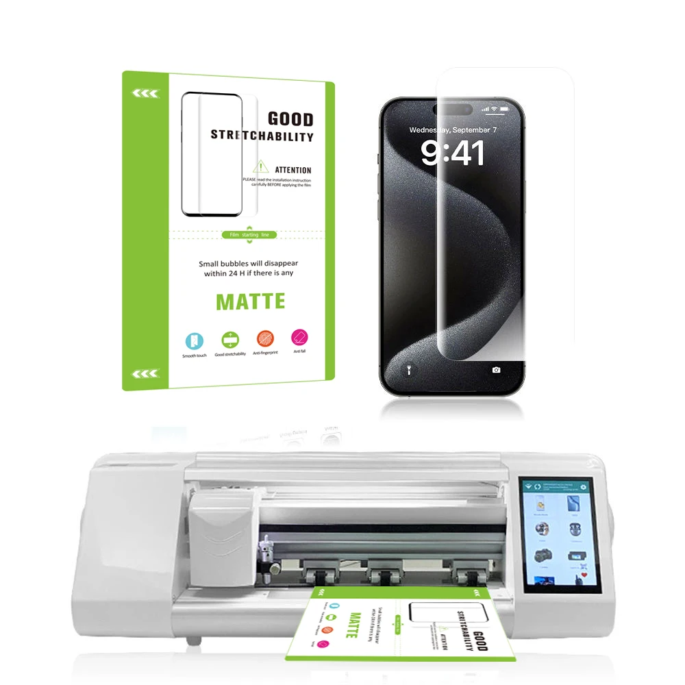 Anti Fingerprint Anti Reflection Anti Scratch Matte Films Screen Protector for Unlimited Unlock Cutting Plotter Machine
