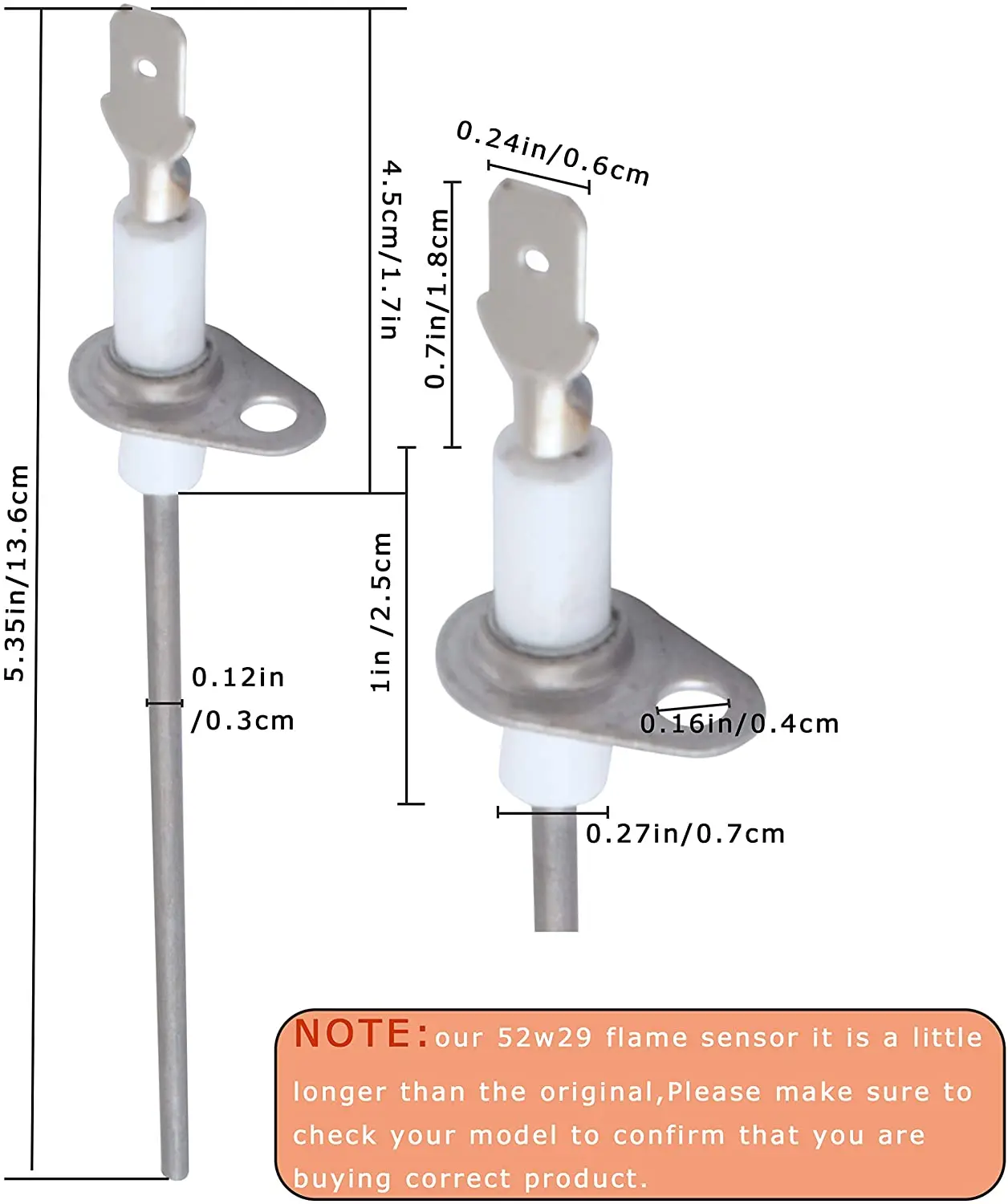 Flame Sensor Heater Igniter Replacement Cost Ruud Flame Sensor