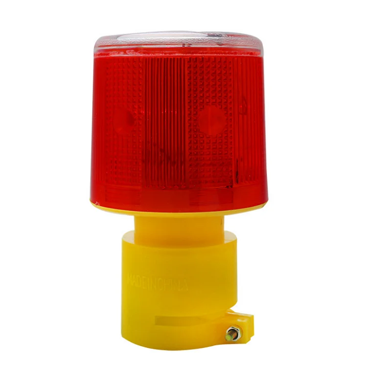 Traffic Road Construction Fence 360 Degree Red Bright Led Flashing ...