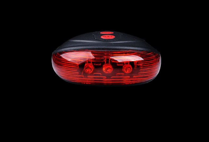 Details about   Bike Cycling Lights Waterproof 5 LED 2 Lasers 3 Modes Bike Taillight Safety 