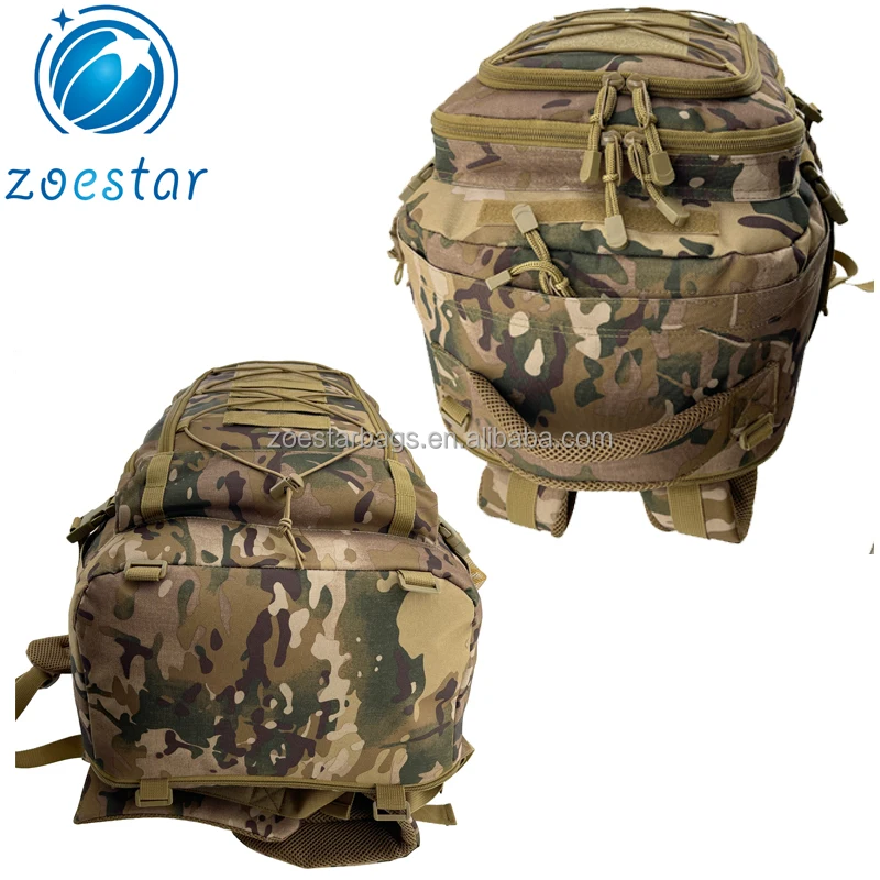 Multi- Purpose Expandable 40-60L Outdoor Sports Camo Bug Out Bag 3 Day Rucksack Tactical Gear Backpack Bag factory