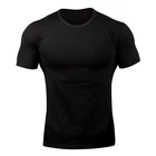 Men Summer Gym Shirt Sport T Shirt Men Shortsleeve Casual Man Workout Training Tops Tees Run