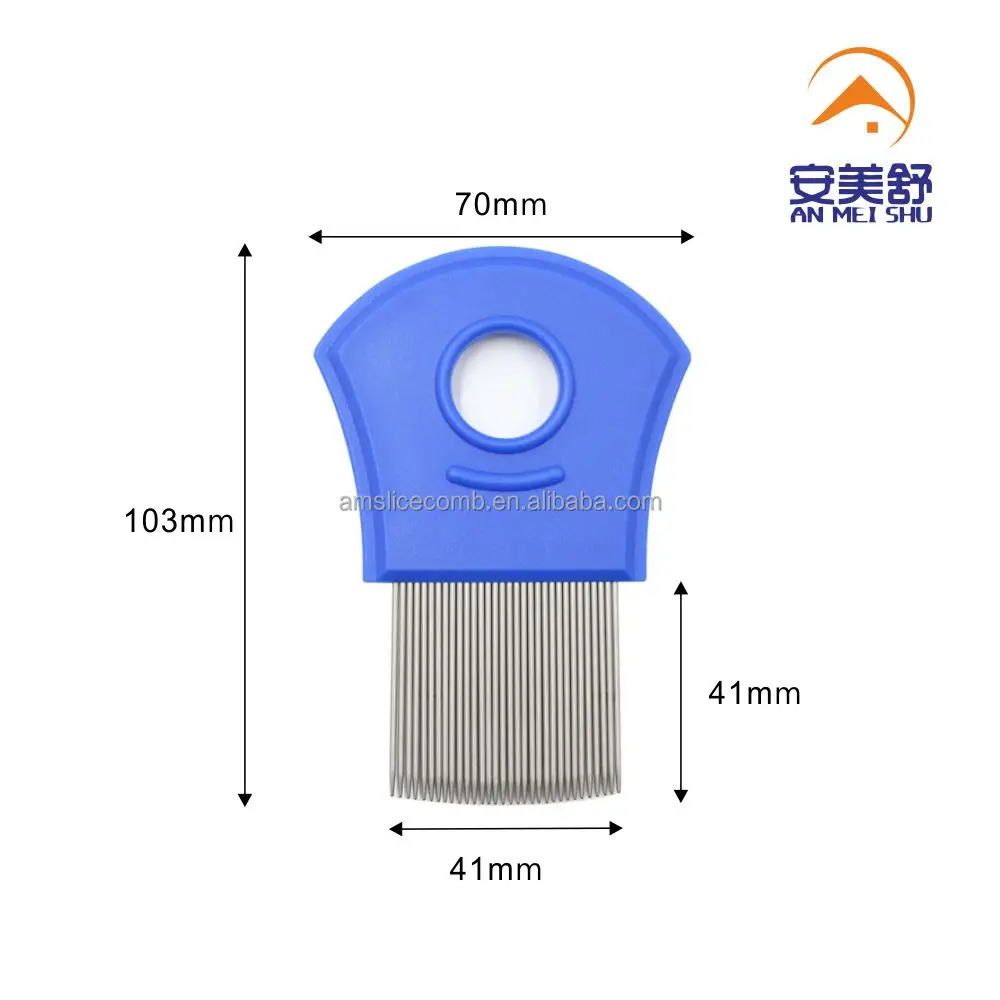 New Arrival Head Lice Comb Stainless Steel Needle With A Magnifier For