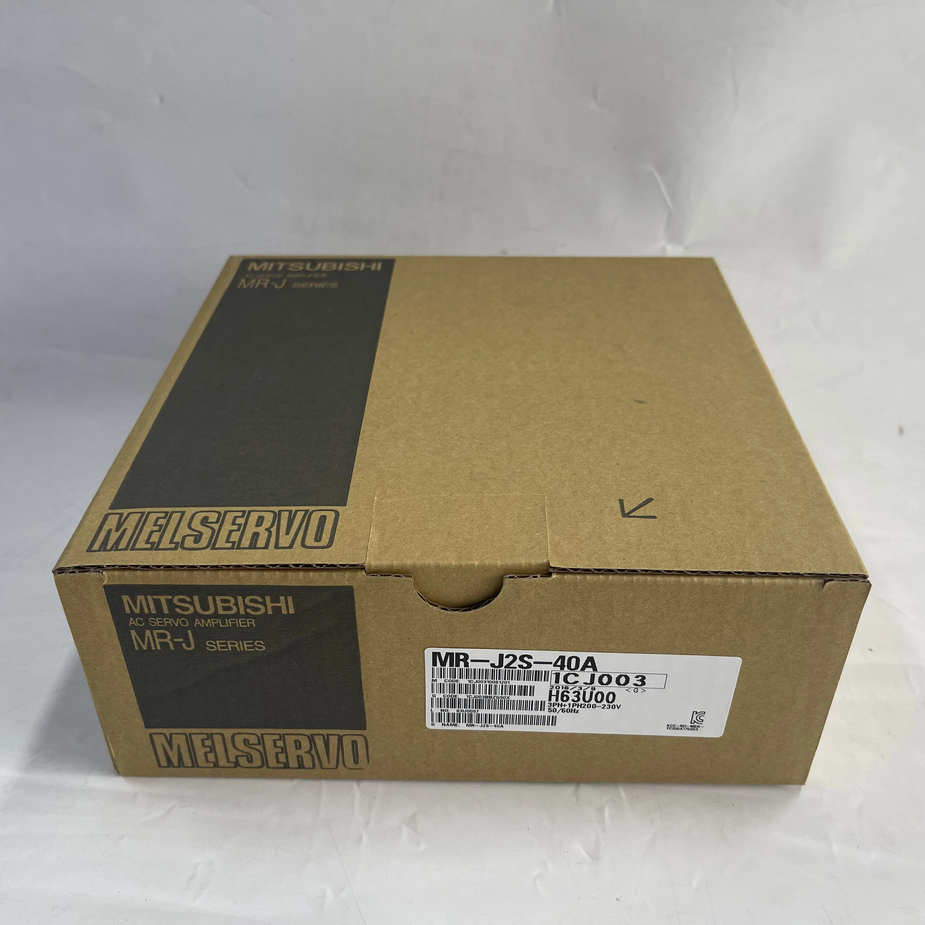 Mitsubishi MELSERVO J2S Series AC Servo Amplifier MR-J2S-40A Mitsubishi MELSERVO J2S Series AC Servo Amplifier MR-J2S-40A