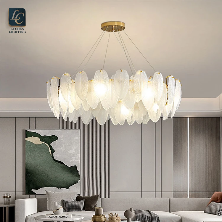 W0017 Luxury Art Deco Brass Wall Light – Creative Glass Sconce for Villa Corridor