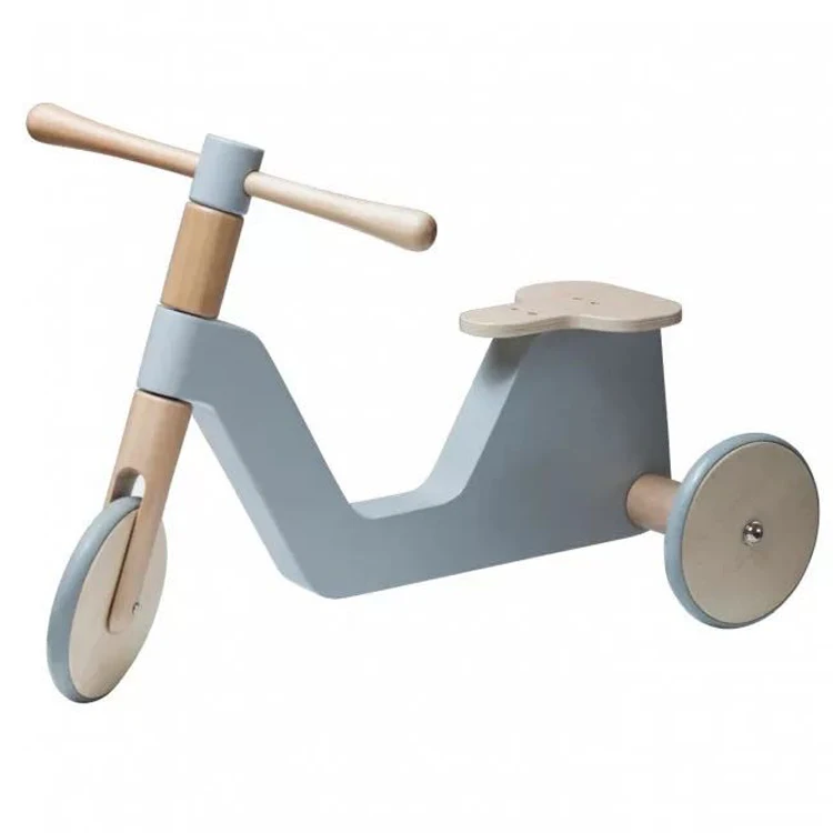 Wholesale WOODDYTOY Kids Wooden Toy Baby Ride Pick-Up Trike Wooden