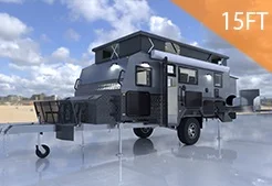 Manley Off Road RV Camper Campers And Motorhomes Caravans RVs Travel Trailer With Bathroom RV 4x4