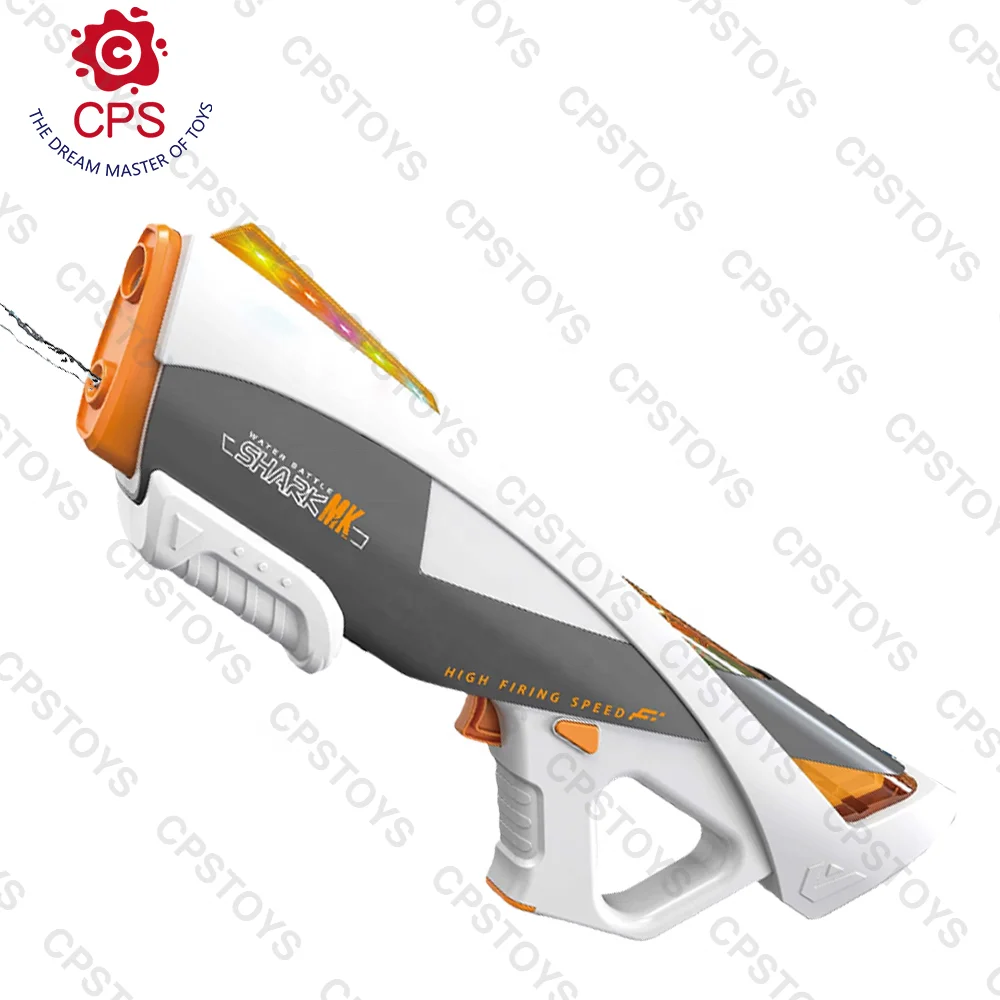 CPS Electric Water Gun for Adults Powerful Automatic Water Gun Light-up Toy Outdoor Summer Toys for Kids
