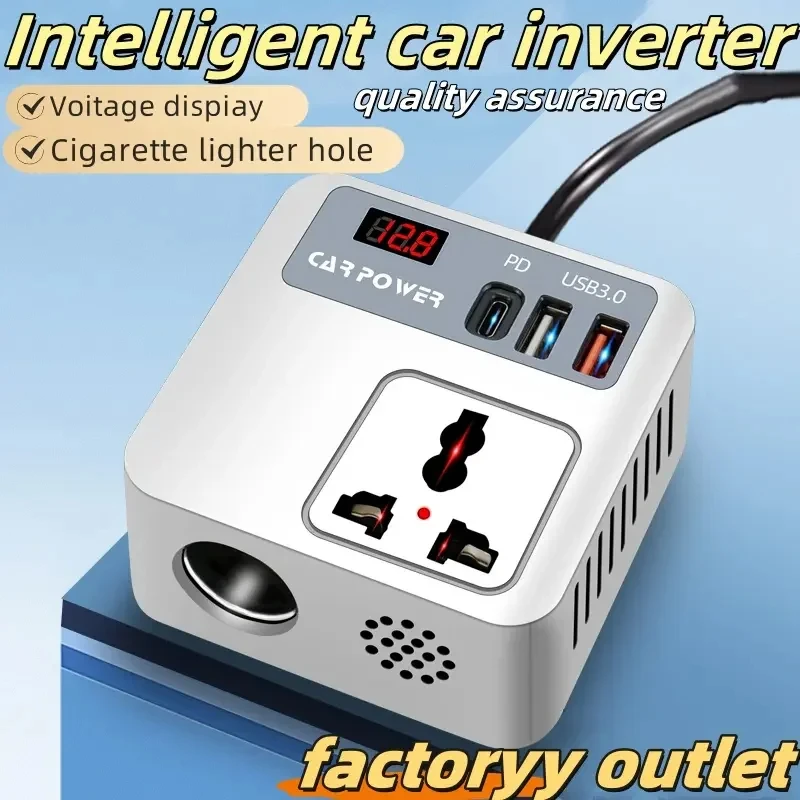 12V 100W DC to AC Power Inverter Charger - Image 3