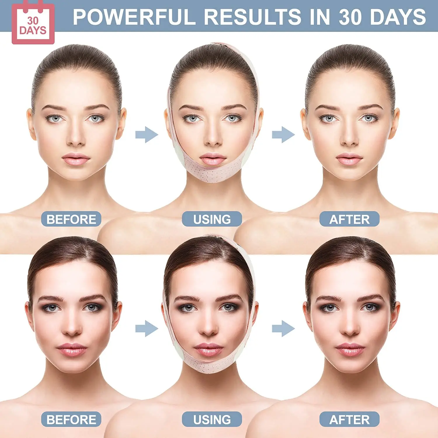 Face Lift Face Slimming Strap Double Chin Reducer Band V Line Face Lifting Bandage