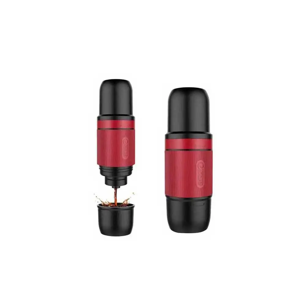 Small Capacity Personal Use Portable Espresso Machine Mini Manual Coffee Maker for Coffee Ground or Nespresso Compatible Capsule