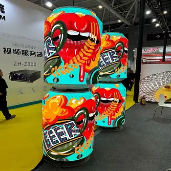 Quiz Game Can LED Display Engaging Circular Screen for Fun and Interaction Shape Led Display