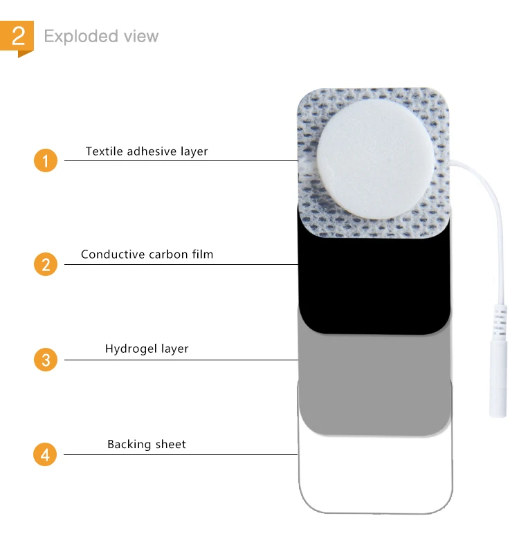 Pediatric Ecg Electrodes Ecg Chest Electrodes Conductive Snap Ecg