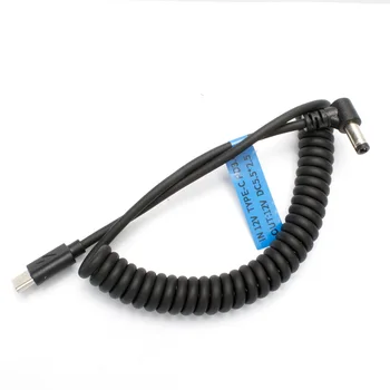 TYPE-C to 9VDC4017 Male Head Spring Wire PD Fast Charge Decoy Wire 9V/12V detail image