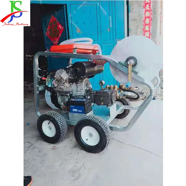 Pipeline dredge dirt cleaning sanitation department road high pressure cleaning machine