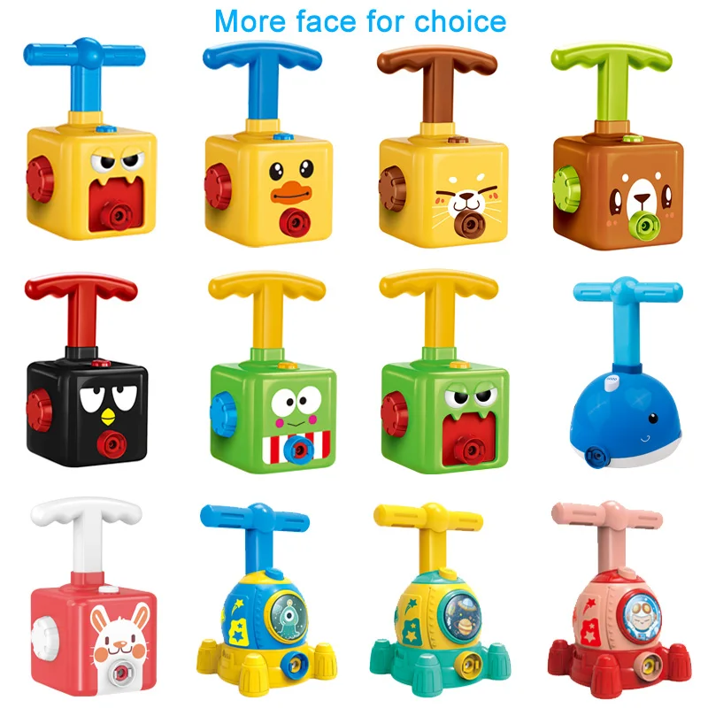 Newest Design Spaceship Air Power Balloon Car Toy with Update Package Educational Toy Space Ship