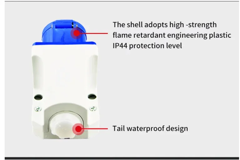 Three Pin Plug Point High Quality 3 Pin Plug and Socket Electrical Industrial Socket ...