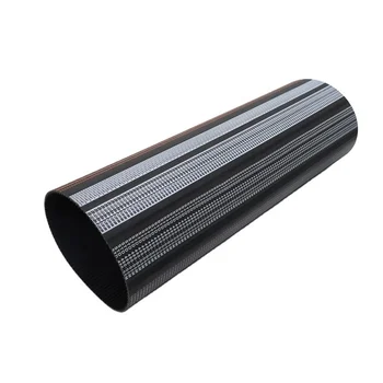 Black Open Synchronous Belt Customizable OEM Support Arc Toothed STD Type Pitch 5mm Rubber Timing Belt