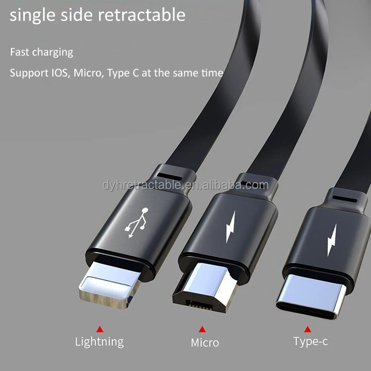 USB-type C one side pull out