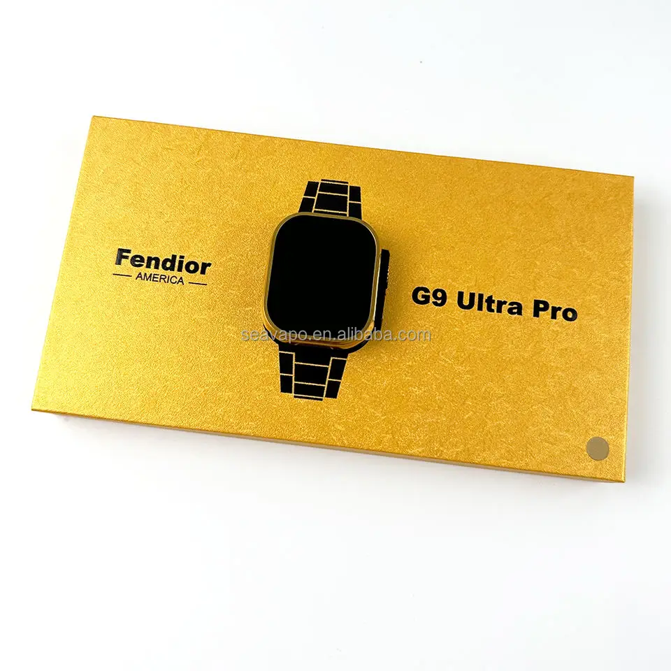 G9 Ultra Pro Series 8 Smart Watch Fendior American Gold Edition